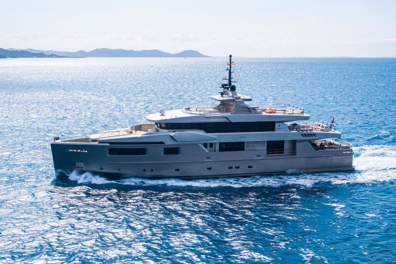 Giraud is one of a number of superyachts that's currently listed for sale.