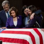 Dianne Feinstein lying in state at San Francisco City Hall